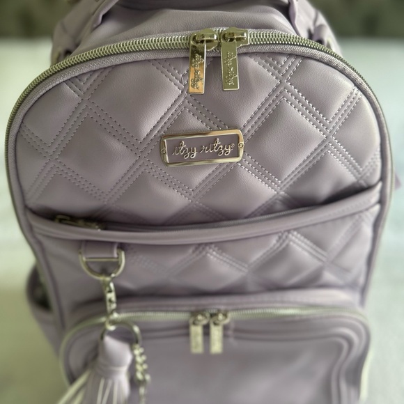 Itzy Ritzy Lavender Boss Backpack! - Picture 3 of 9